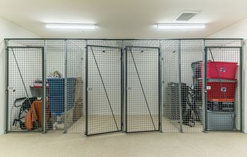 Additional resident storage locker*